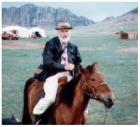 Manfred Vesper auf seinem Pferd